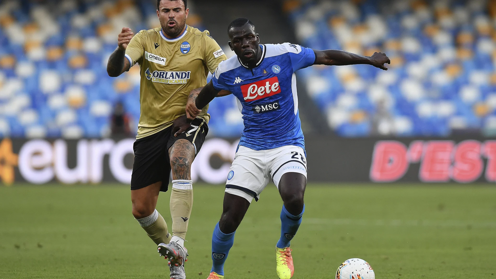 Kalidou Koulibaly con el Nápoles.