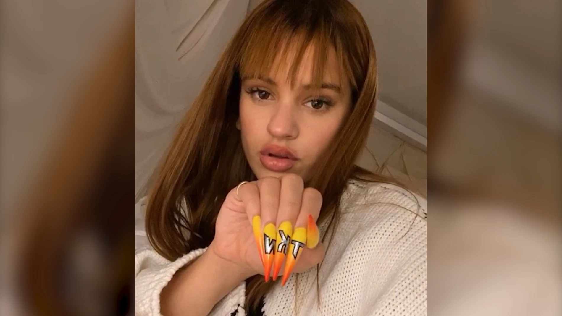 Nuevo diseño de uñas de Rosalía