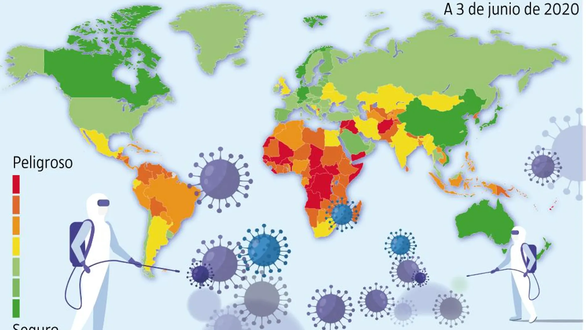 países más seguros de cara al coronavirus