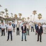 Imagen de la reunión de la junta directiva de Cesur celebrada con la asistencia del ex presidente José María Aznar