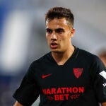 Sergio Reguilón durante su etapa en el Sevilla.