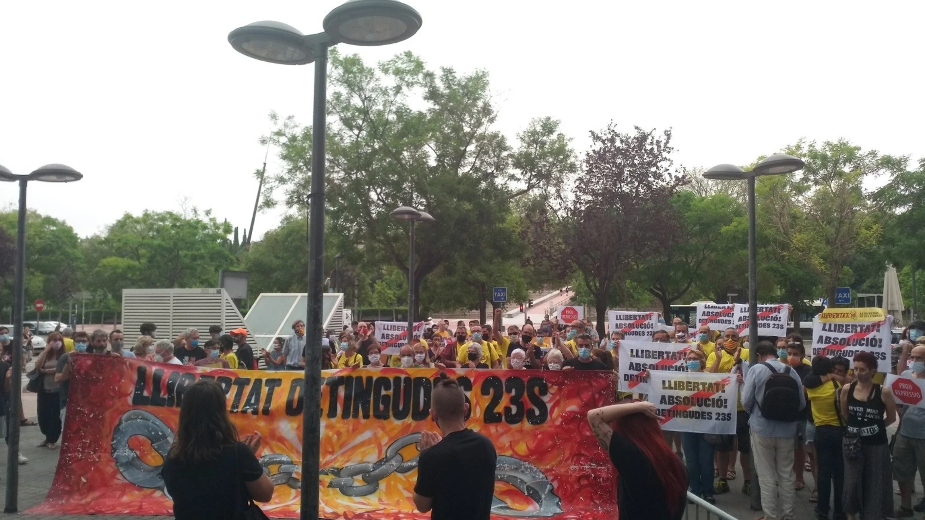 Libertad con cargos para cuatro de los miembros de CDR investigados por presunto terrorismo