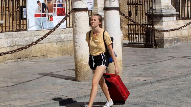 Primeros turistas por Sevilla tras la pandemia