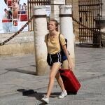 Primeros turistas por Sevilla tras la pandemia