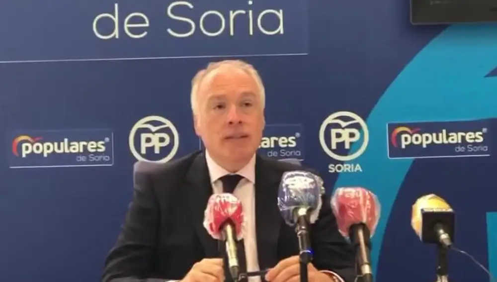 El portavoz del PP en el Ayuntamiento de Soria, Muñoz Remacha