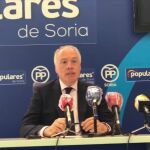 El portavoz del PP en el Ayuntamiento de Soria, Muñoz Remacha