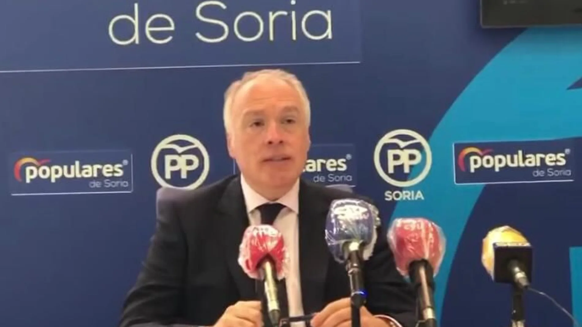 El portavoz del PP en el Ayuntamiento de Soria, Muñoz Remacha