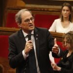 El presidente de la Generalitat, Quim Torra, en el ParlamentPOOL17/06/2020