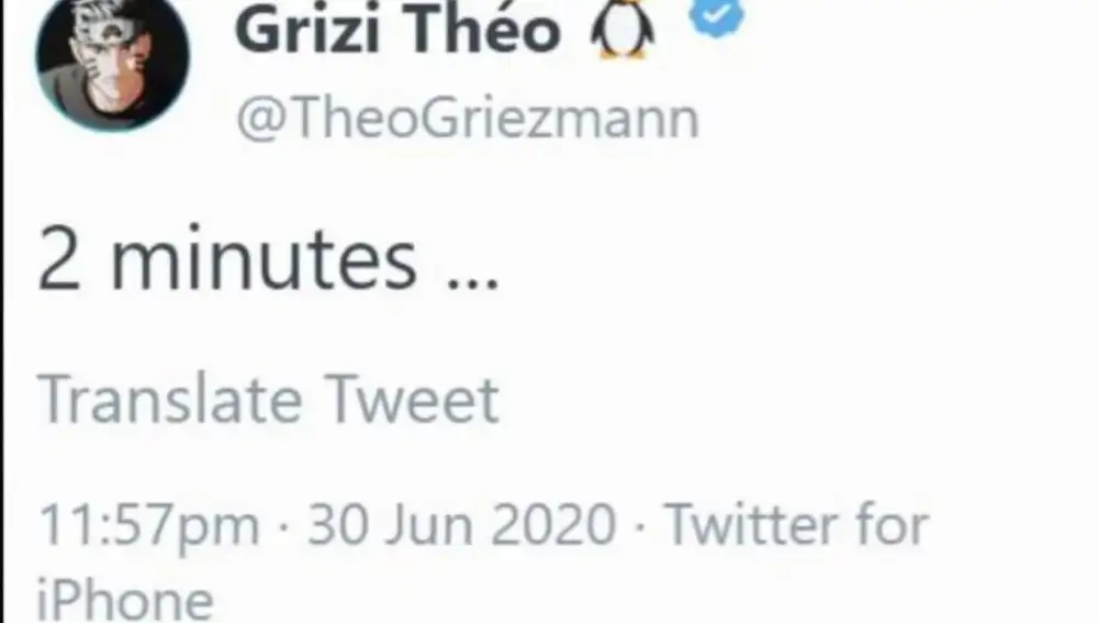 El tuit del hermano de Griezmann
