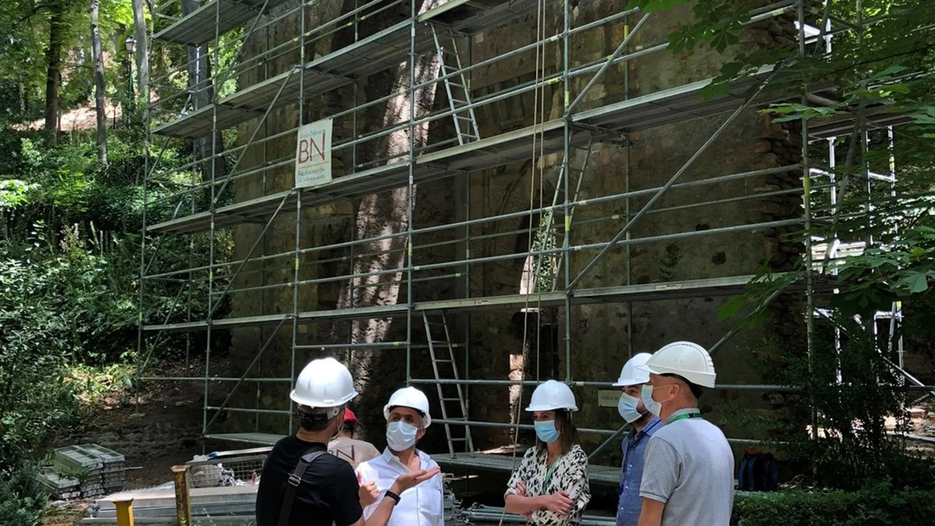 Granada.- La Alhambra inicia las obras de rehabilitación de la Puerta Bib-Rambla