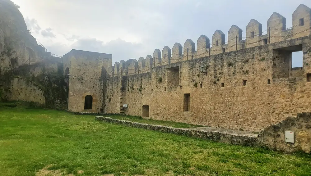 Interior del Castillo de Frías, Burgos.