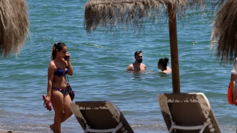 Una playa de la Costa del Sol