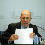 El vicepresidente Francisco Igea, momentos antes de comenzar el Consejo de Govierno