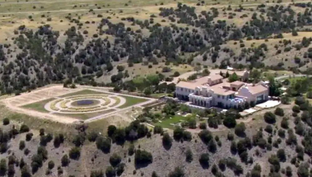 La mansión de Epstein conocida como el rancho Zorro, en Nuevo México