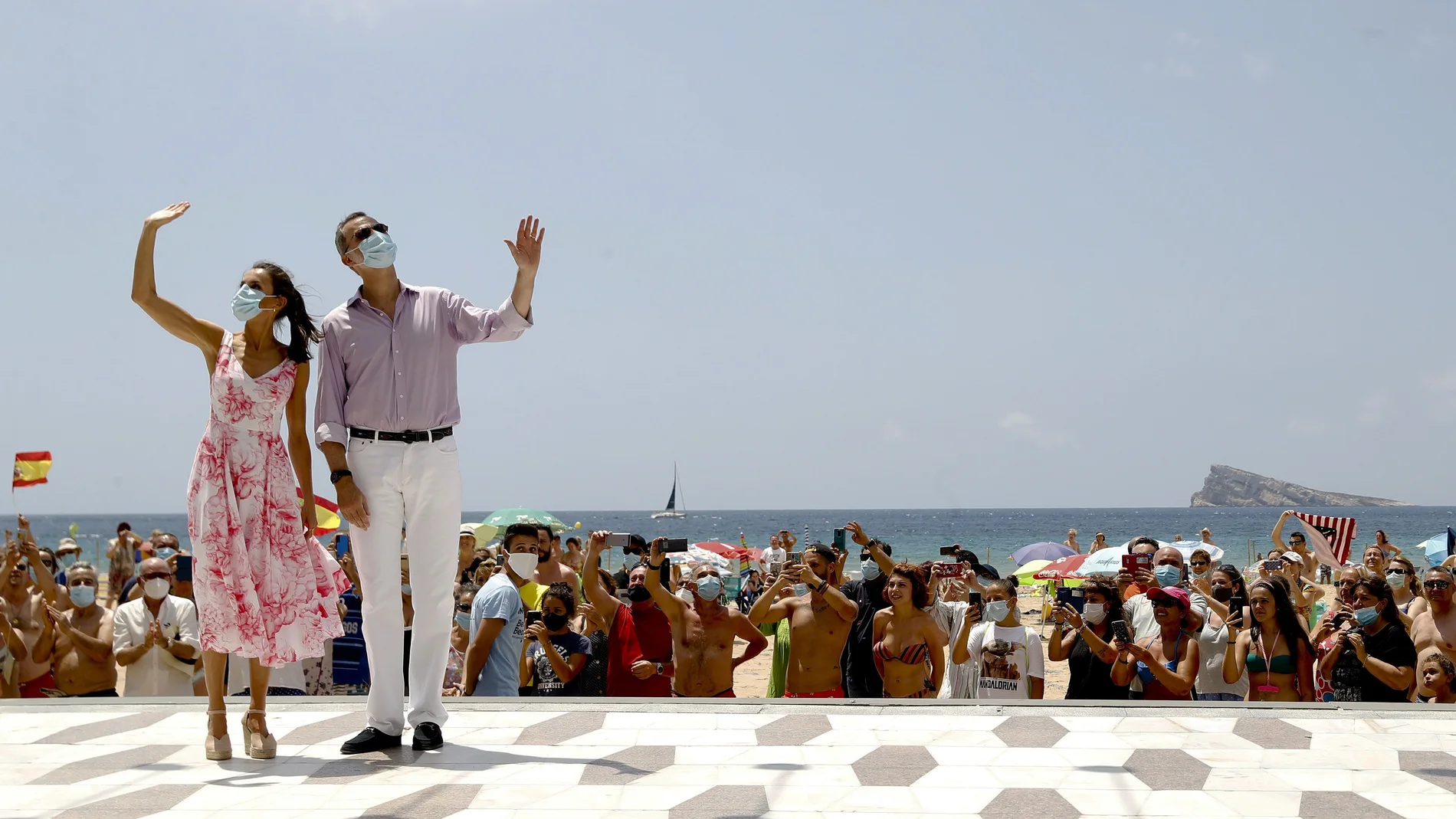 La visita de Felipe VI a Benidorm, la sexta a Alicante en su reinado