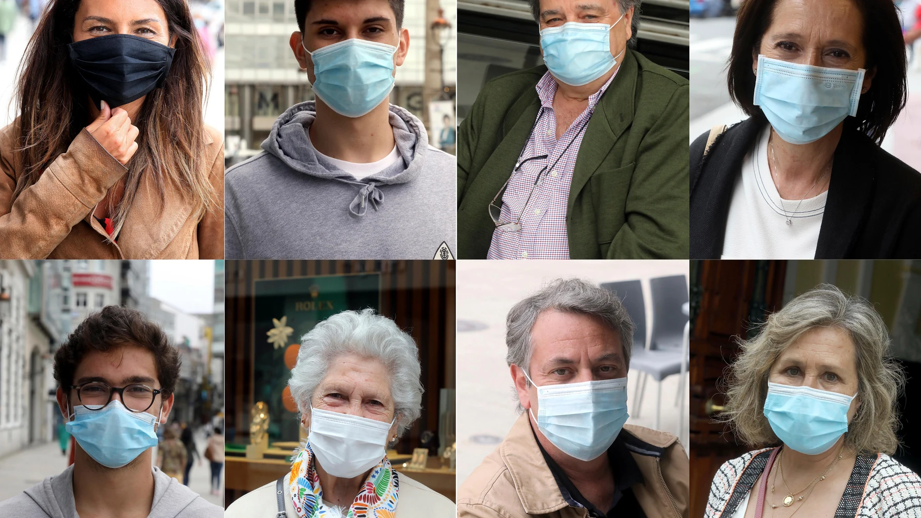 Testimonios en La Coruña sobre las expectativas de ir a votar el domingo, después de que se decretase el confinamiento en A Mariña por casos positivos de coronavirus.