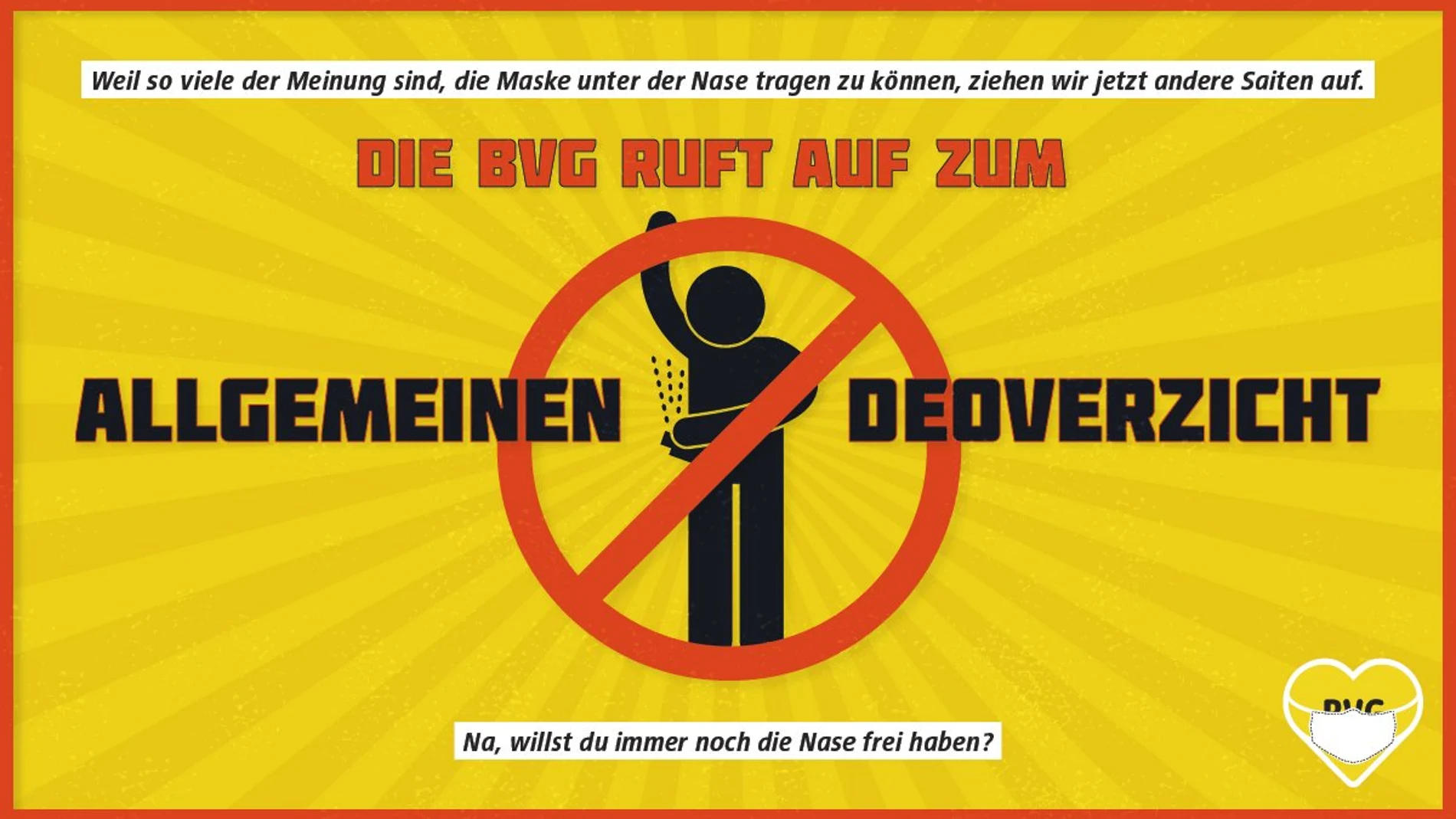 Imagen de la campaña del metro de Berlín