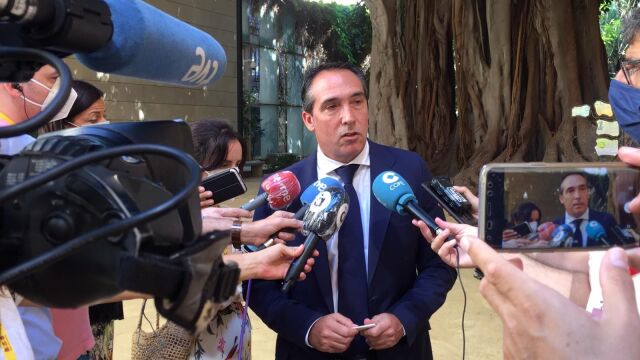 El diputado del PP, Rubén Ibáñez