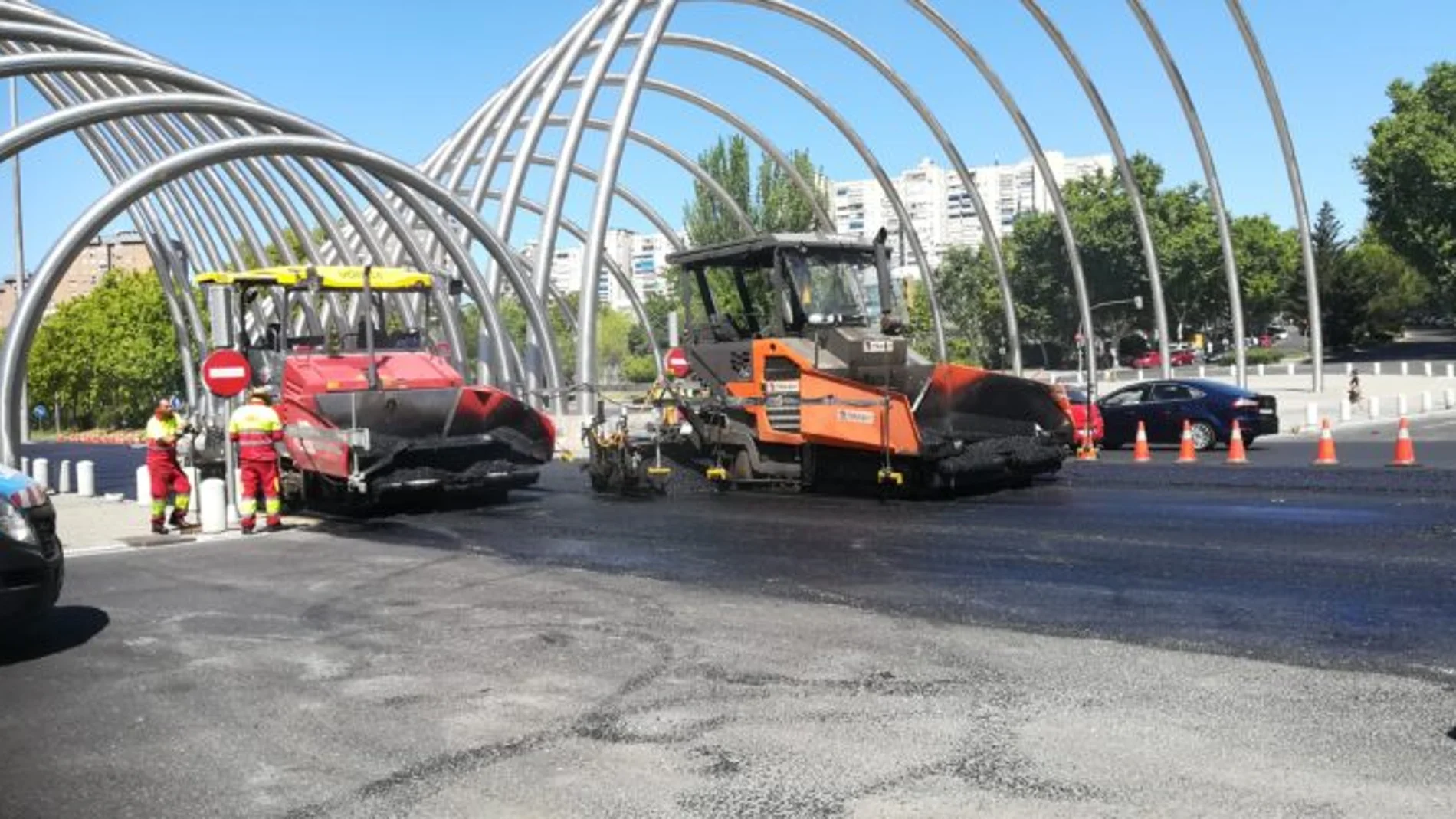 El Ayuntamiento de Madrid comienza la operación asfalto en la M-30
