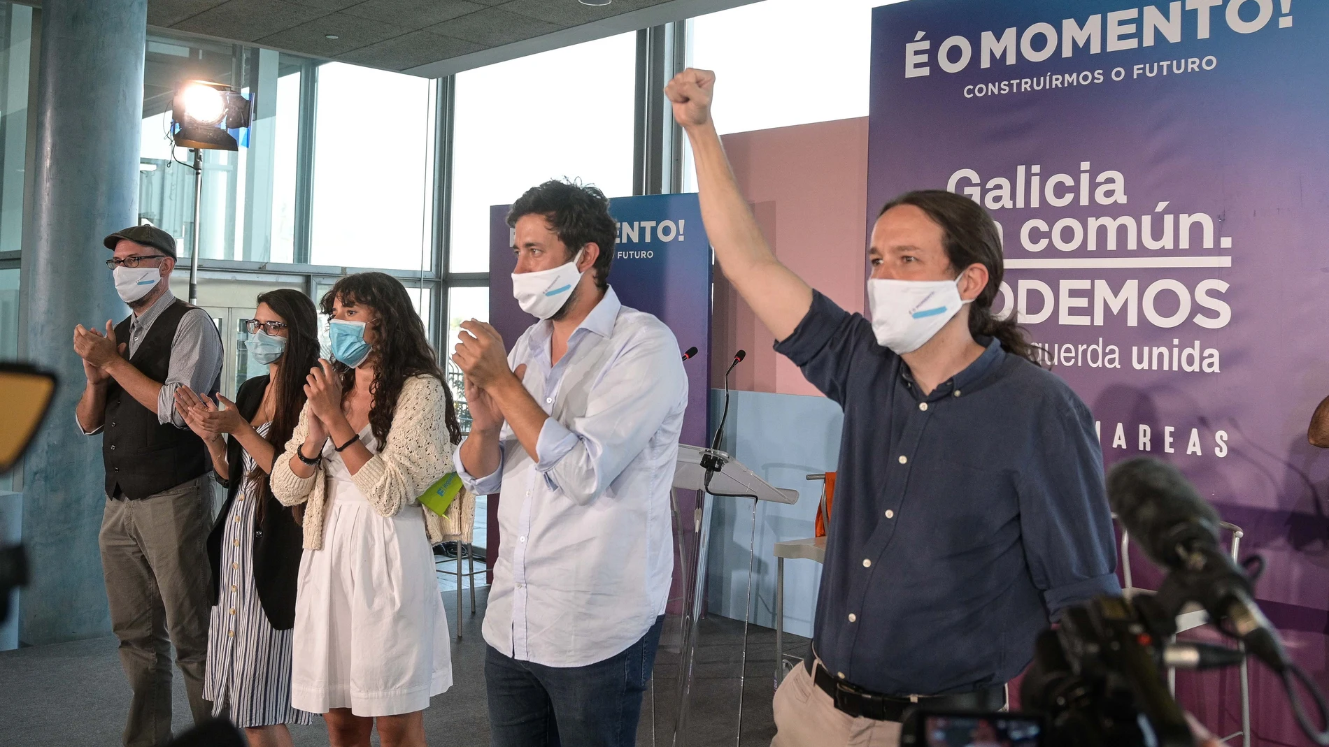 Pablo Iglesias viaja A Coruña para apoyar a Antón Gómez-Reino