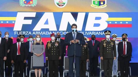 Nicolás Maduro y sus colaboradores más cercanos