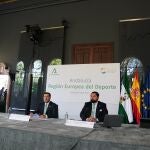 Foto de archivo del acto de presentación de la candidatura de Andalucía a Región Europea del Deporte 2021