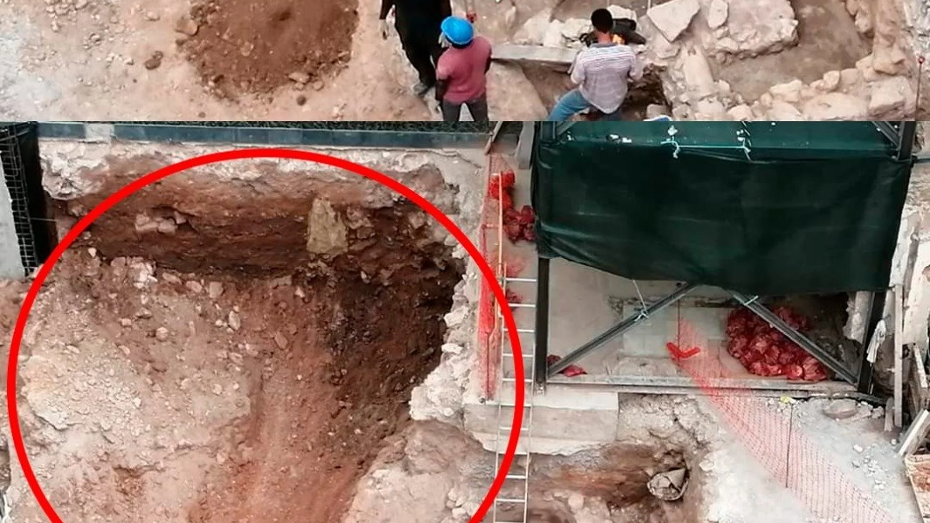 El PSOE de Cartagena denuncia la desaparición de restos arqueológicos en un solar de la calle San Diego