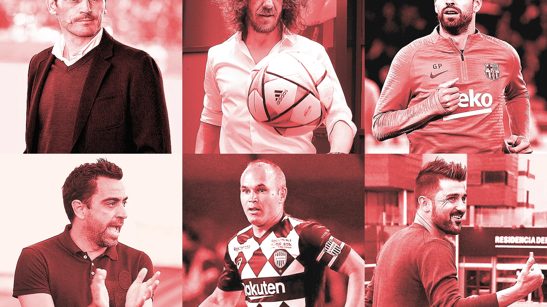 Casillas, Puyol, Piqué, Xavi, Iniesta y Villa, algunos de los héroes de España en el Mundial
