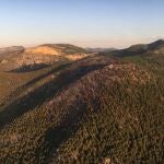 Imágenes aéreas facilitadas este viernes y que muestran la situación del incendio.CENTRO DE COORDINACIÓN DE EMERGE10/07/2020
