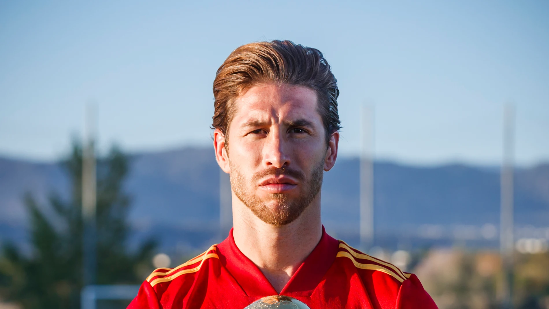 Sergio Ramos con la Copa del Mundo