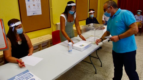 Simulacro de medidas de seguridad para las elecciones del 12J