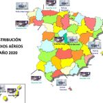 Distribución de helicópteros para la Operación Verano