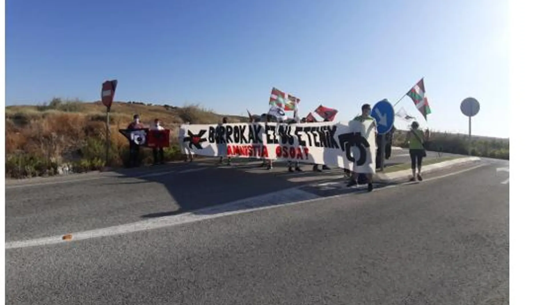 Protesta frente a la cárcel de Murcia