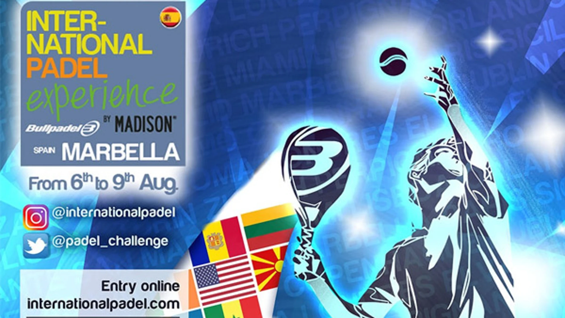 Cartel del Marbella Open.