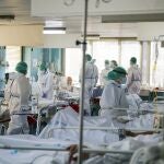 UCI del Hospital Ramón y Cajal de Madrid en septiembre de 2020 tras varios meses de pandemia. 