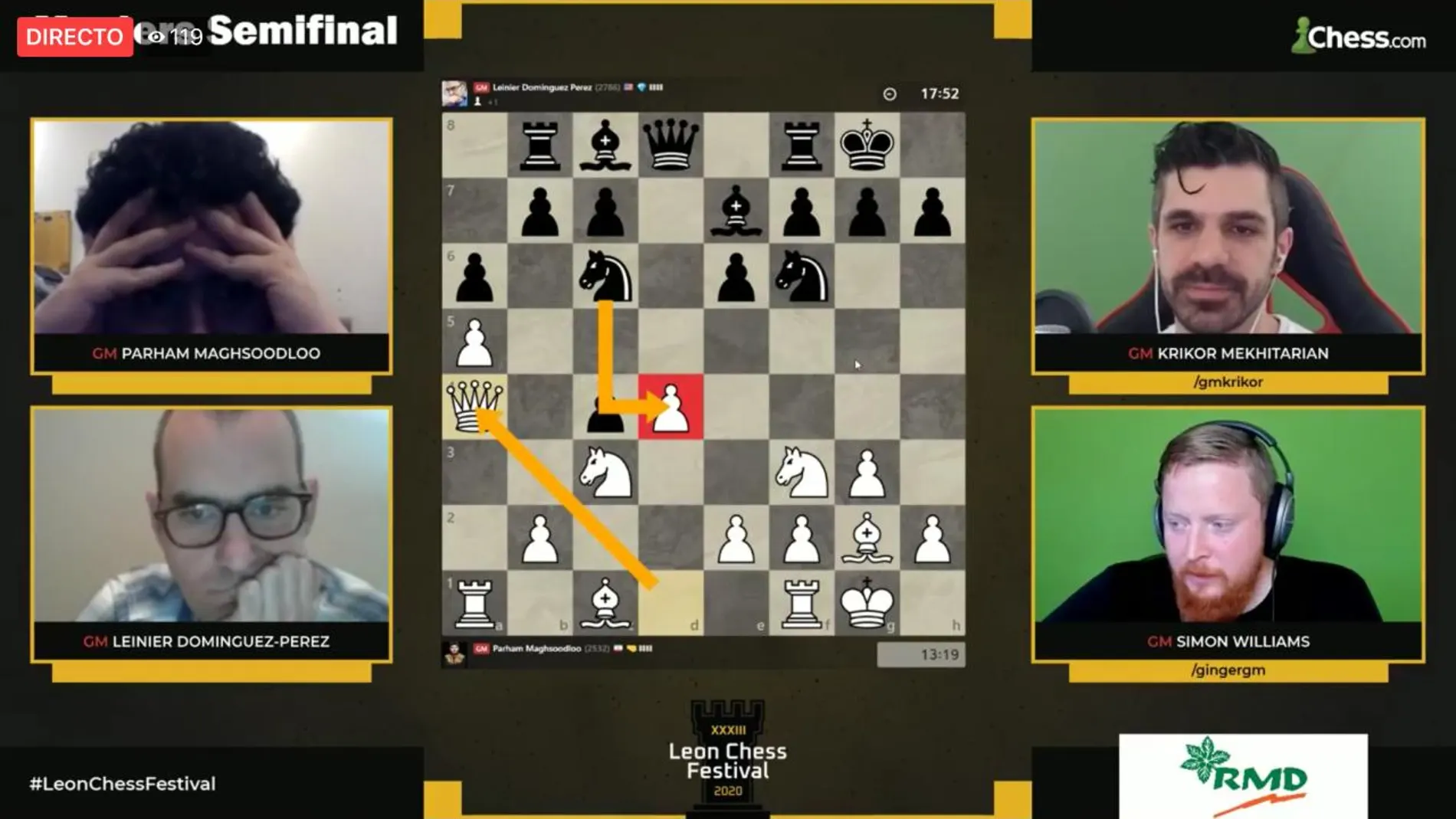Imagen de la segunda semifinal