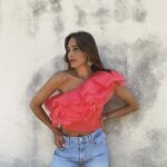 Rocío Osorno con el top más bonito de Zara.