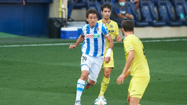 Mikel Oyarzabal con la Real Sociedad.