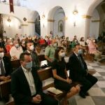 Primera misa celebrada en el templo tras la reforma integral