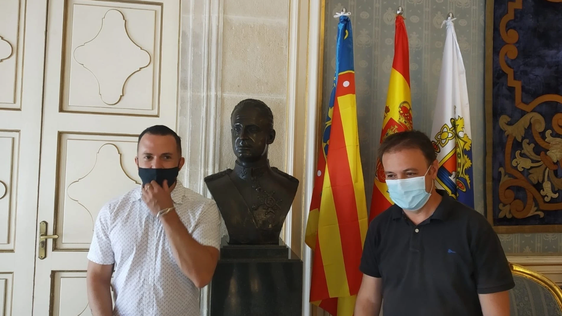 Alicante.- Compromís pedirá en el pleno la retira del busto de Juan Carlos I del Salón Azul