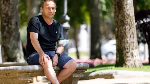 El segoviano Javier Rodríguez Orejudo, tras superar el Covid-19