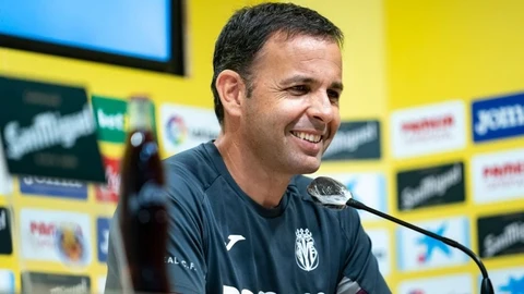 El entrenador del Villarreal, Javi Calleja.