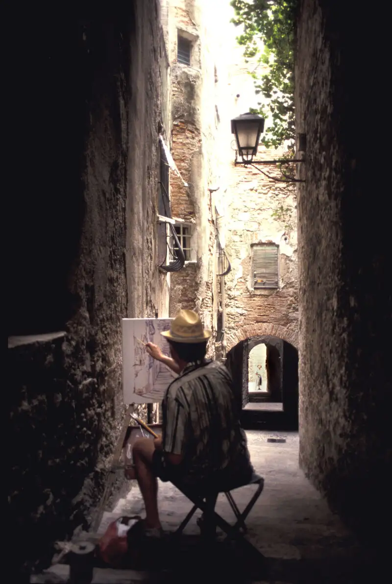 Juderia. Calle San Lorenzo. Girona