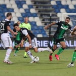 Cristiano Ronaldo, en una acción del partido contra el Atalanta