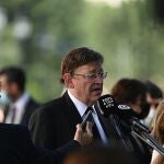 El presidente Puig dice que los casos de rebrotes viene de fuera