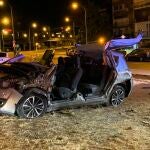 Un coche ha dado varias vueltas de campana al salir de la vía, un lateral de la A-2, Madrid