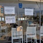 Un restaurante en el que uno de sus clientes dio positivo en coronavirus,cerrado preventivamente en el municipio valenciano de Gandía en el que el Consell decidió suspender la actividad de ocio nocturno ante el incremento de casos de coronavirus, y que ahora permite reabrir, catorce días después