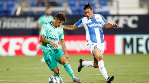 Jonathan Silva con el Leganés.