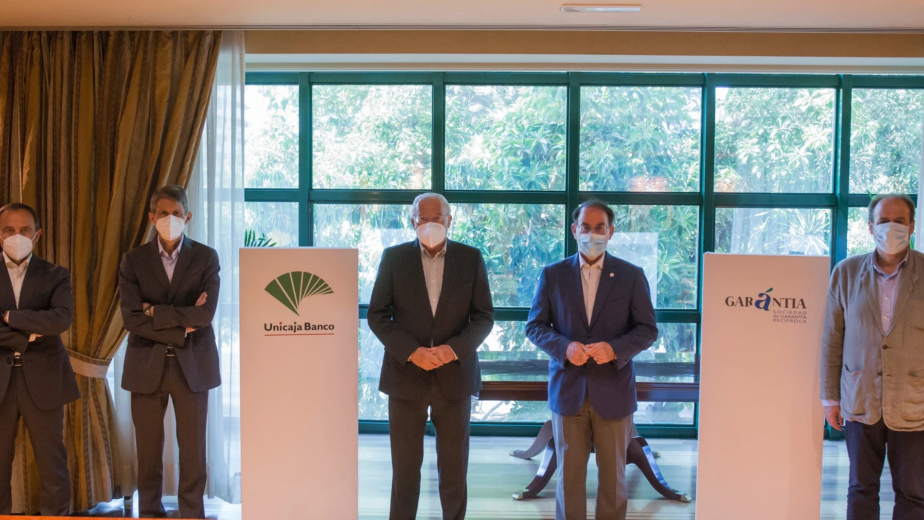 Unicaja Banco renueva con Garántia un convenio de 160 millones para la financiación con aval a pymes y autónomos