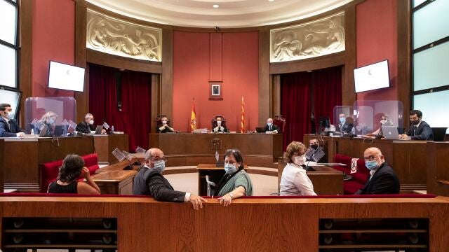 Juicio en el Tribunal Superior de Justicia de Catalunya (TSJC) a los exmiembros de la Mesa del Parlament Anna Simó (ERC), Ramona Barrufet, Lluís Corominas y Lluís Guinó (JxSí), y la exdiputada de la CUP Mireia Boya.POOL21/07/2020